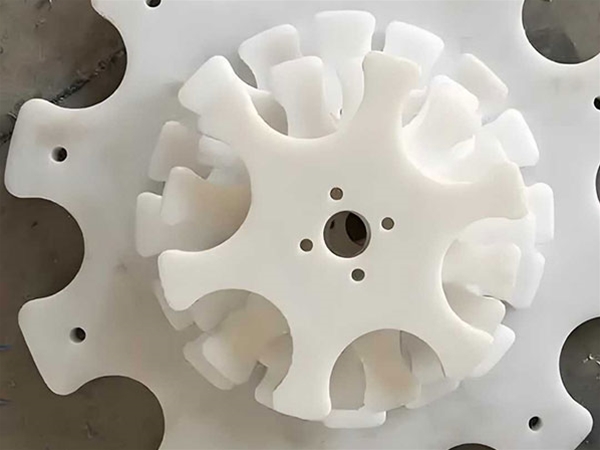 Ultra high molecular weight polyethylene wheel